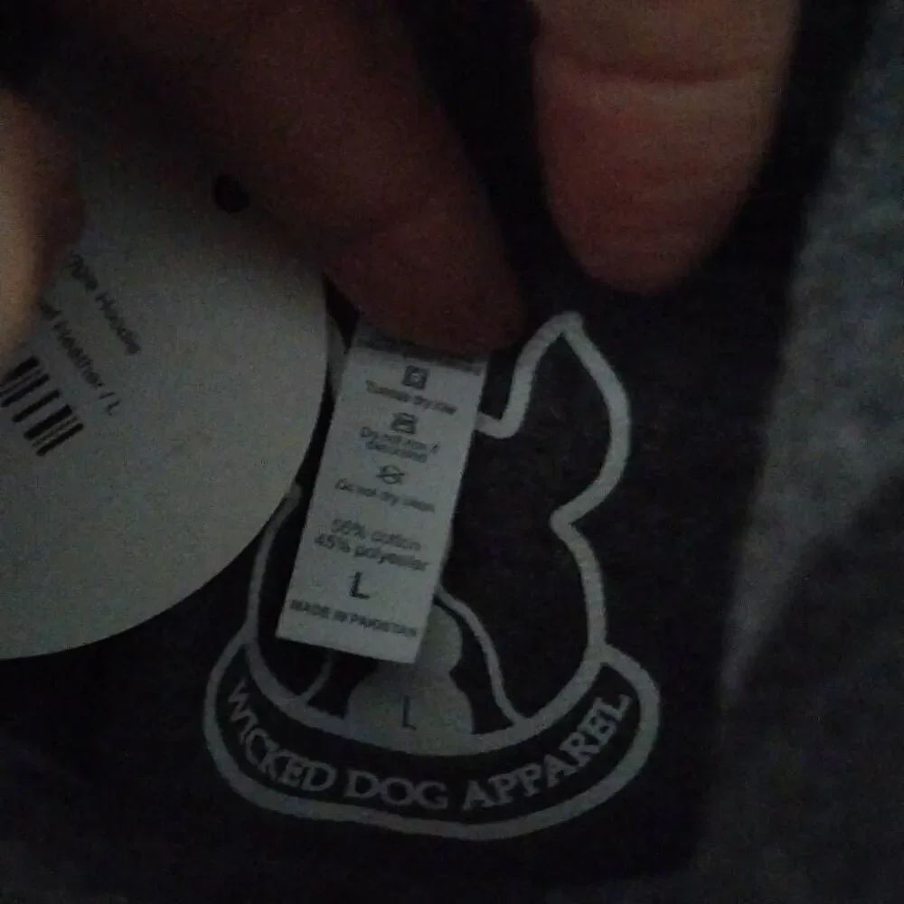 Wicked Dog Hoodie, Youth, Large, Grey, NWT - Picture 8 of 8